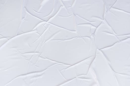 Blank paper crumpled texture and creased paper poster background. Wet crumpled paper texture backgrounds for various purposes. Realistic posters Paper crumpled texture background. photo