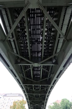 Bridge - architectural structures for crossing a water barrier. photo