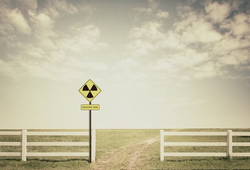 radiation warning symbol photo
