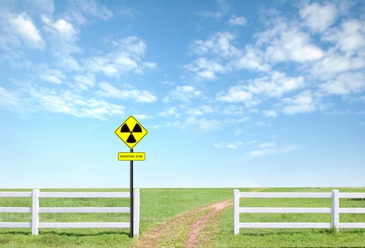 radiation warning symbol photo