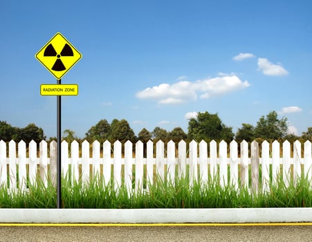 radiation warning symbol photo