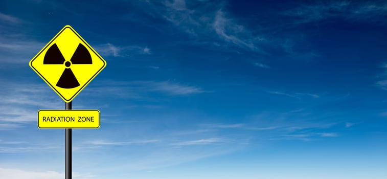 radiation warning symbol photo