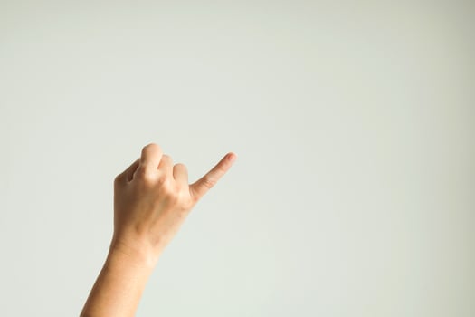 hand sign hook each other's little finger. photo