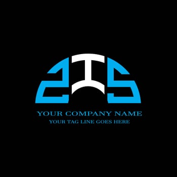 ZIS letter logo creative design with vector graphic photo