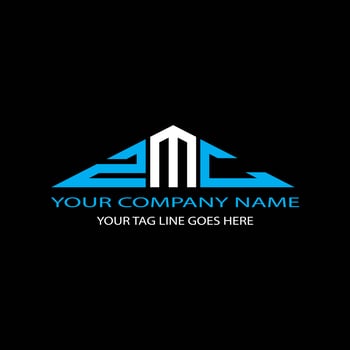 ZMC letter logo creative design with vector graphic photo