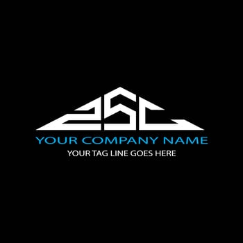ZSC letter logo creative design with vector graphic photo