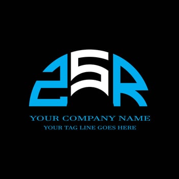 ZSR letter logo creative design with vector graphic photo