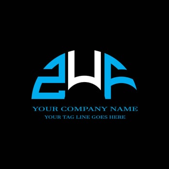 ZUF letter logo creative design with vector graphic photo