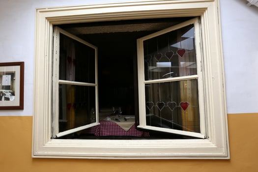 Small window in the big city photo