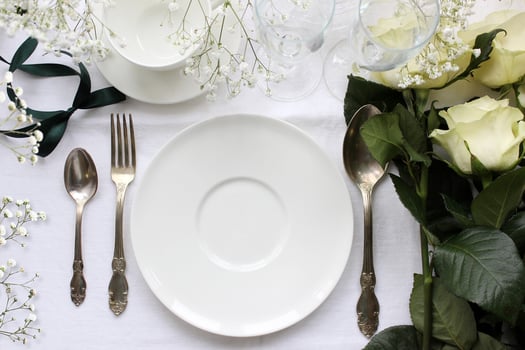 Wedding table Mockup.  Vintage fashion photography. photo