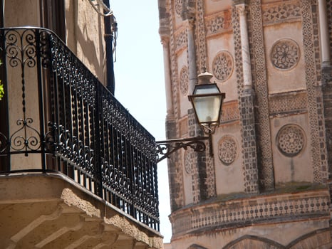 sicilia island with the city of Palermo photo