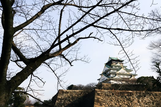 Osaka Castle in Osaka, Japan photo