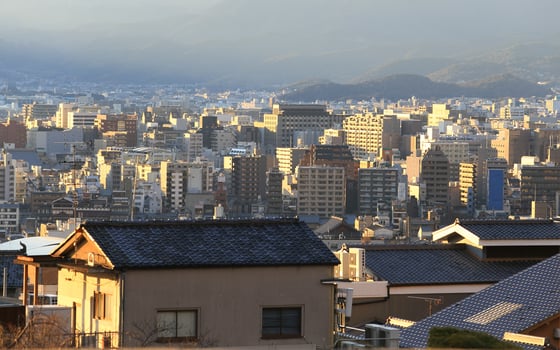 Kyoto, Japan - city in the region of Kansai. photo