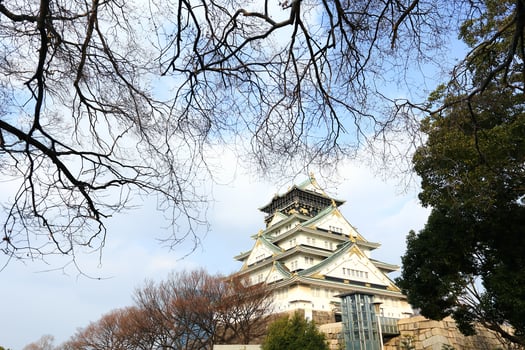 Osaka Castle in Osaka, Japan photo