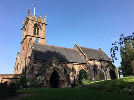 A view of Ashley Church near Market Drayton photo