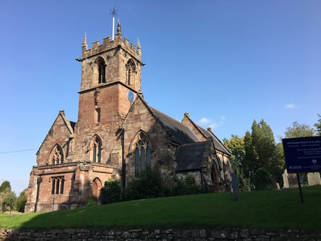 A view of Ashley Church near Market Drayton photo