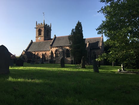 A view of Ashley Church near Market Drayton photo