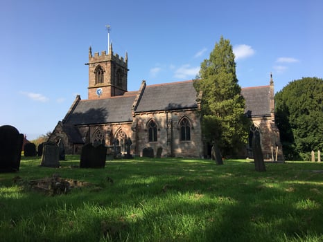 A view of Ashley Church near Market Drayton photo