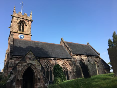 A view of Ashley Church near Market Drayton photo