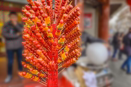 Tang hulu Chinese famous street food Yuyuan garden shanghai city china photo