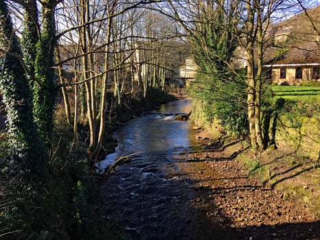 A view of the town of Holmfirth in south Yorkshire photo