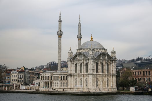 Buyuk Mecidiye Mosque in Istanbul, Turkey photo