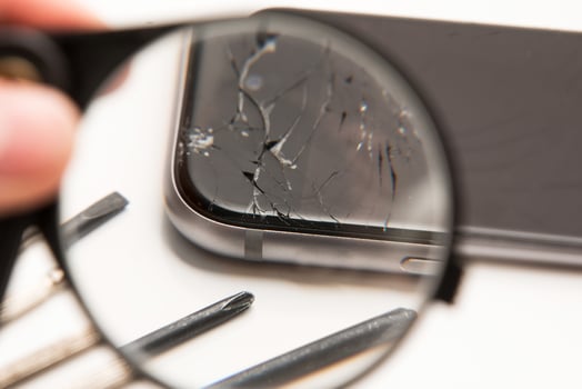 Smart phone and tools for repair photo