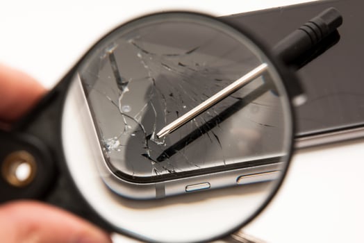 Smart phone and tools for repair photo