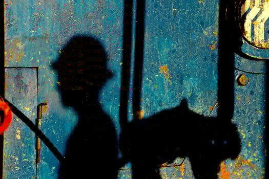 Oil Field Workers Texas photo