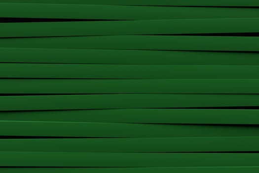 3d illustration of a stereo green  strip . Geometric stripes . Abstract  glowing crossing lines pattern photo