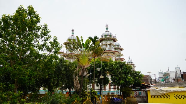 janakpur dhaam in nepal back side image photo