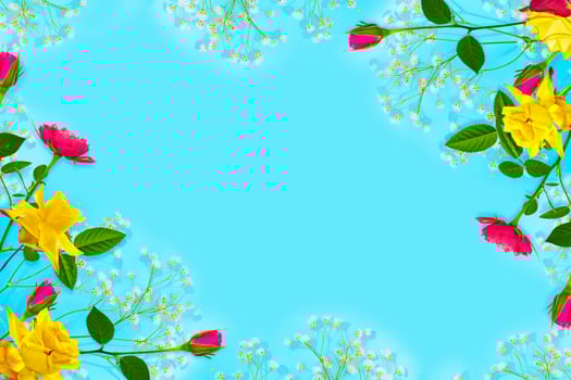bright colorful flower. Abstract floral background. photo