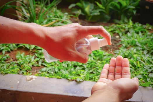 washing hands under the water tap. Hygiene concept hand detail. Pro photo
