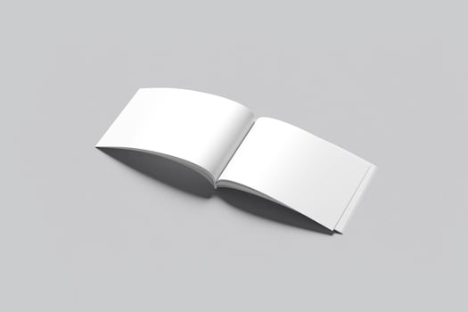 A4 Landscape Magazine Mockup photo