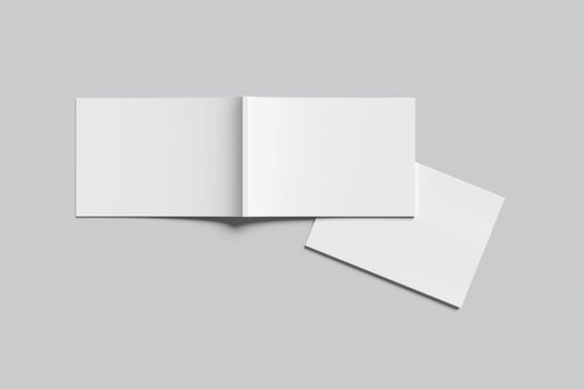 A4 Landscape Magazine Mockup photo