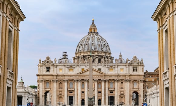 St. Peters Basilica in Vatican City State, Rome, Italy photo
