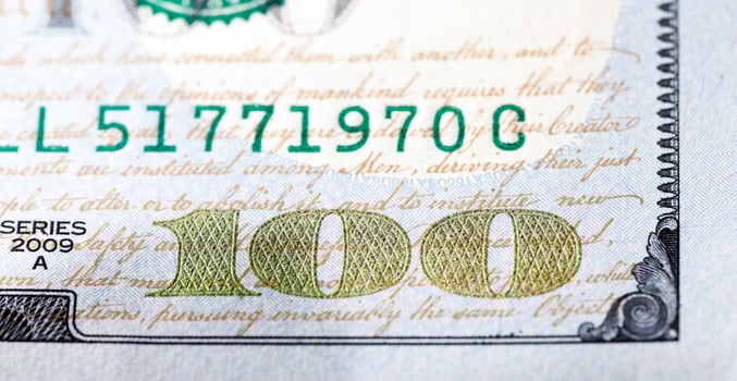 one hundred US dollars photo