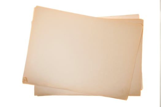 old yellowed paper photo