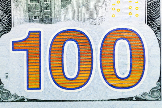 one hundred US dollars photo