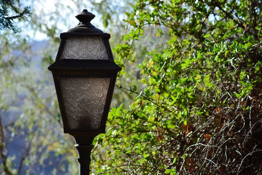 Zoom on street lights photo