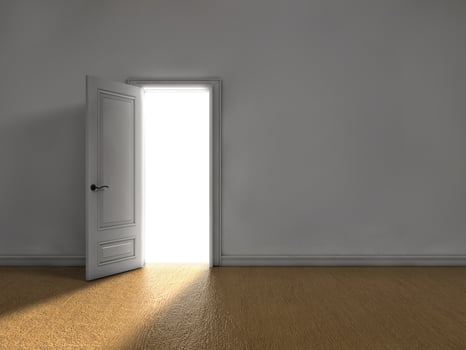 Door to the light photo