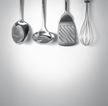 Kitchen tools background photo