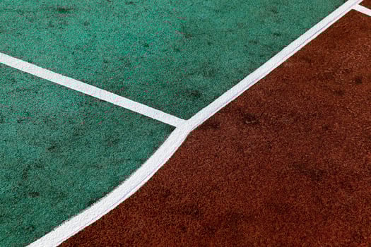 markings on the stadium photo