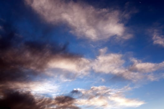 the sky during sunset photo