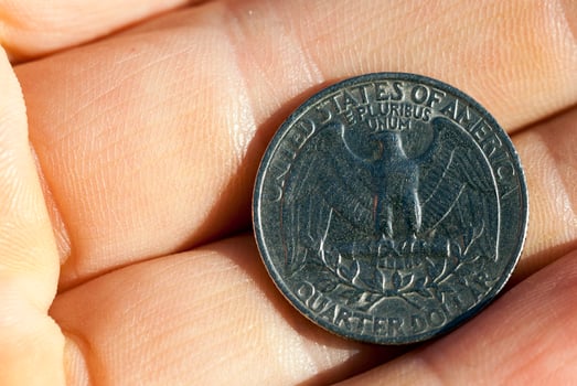 coin in hand photo