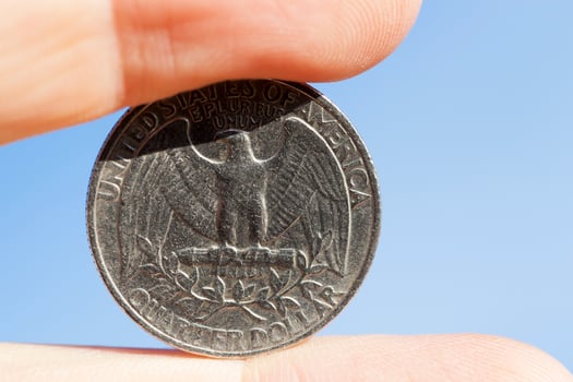 coin in hand photo