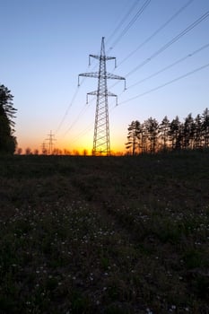 Power in the winter photo