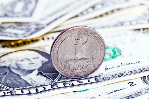American money. coin photo