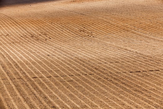 plowed agricultural field photo