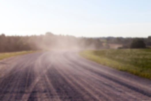 road in the autumn season photo